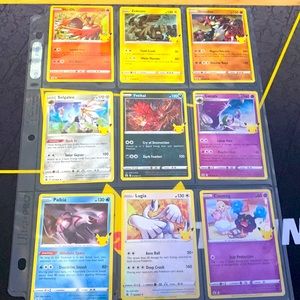 25th Anniversary pokémon cards